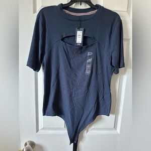 Tommy Hilfiger Navy Blue Women's body suit